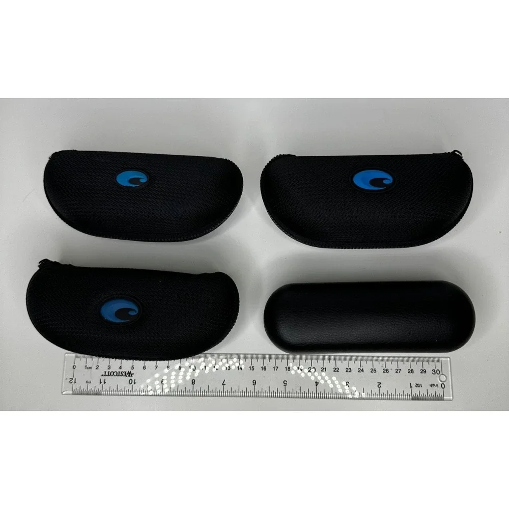 Costa Del Mar Oakley Sunglass Case Lot 4 Polishing Cloth zipper